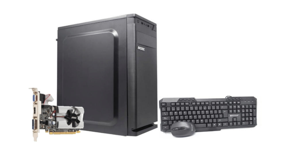 Evotec NA-0622 PC Intel® Core™ i3 i3-10100F 8 GB DDR4-SDRAM 240 GB SSD NVIDIA® GeForce® 210 Windows 