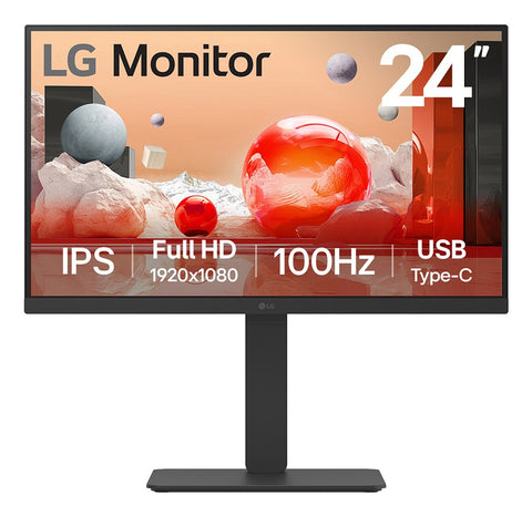 LG 24BA650 Monitor 60,5 cm (23.8") 1920 x 1080 Pixeles Full HD LED Negro