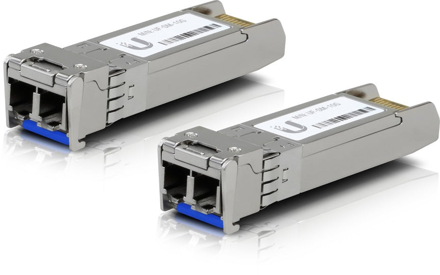Ubiquiti UACC-OM-SM-10G-D-2 red modulo transceptor Fibra óptica 10000 Mbit/s SFP+ 1310 nm