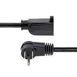 StarTech.com RFX-6F-POWER-CORD Cable Negro Macho Hembra 1,8 m