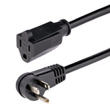 StarTech.com RFX-6F-POWER-CORD Cable Negro Macho Hembra 1,8 m