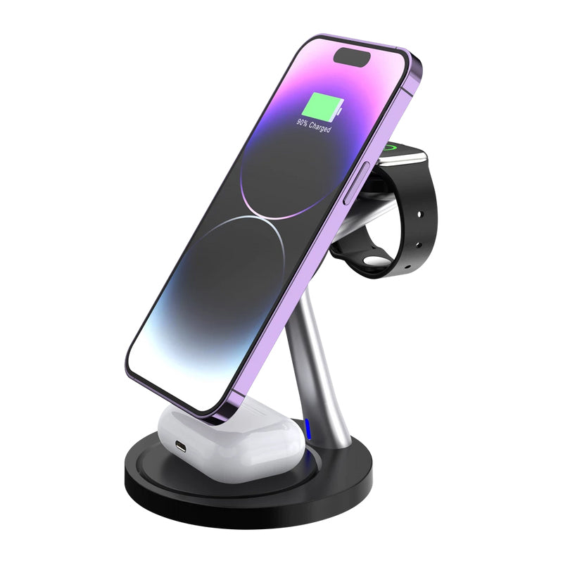 Acteck Energon S-Mate CI740 Audífonos, Smartphone, Reloj inteligente Negro USB Cargador inalámbrico Interior