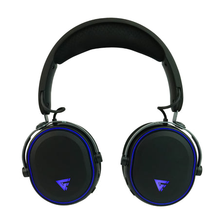 DIADEMA GAME FACTOR HSB600 INALÁMBRICOS, 18 HORAS, TRIPLE CONECTIVIDAD 2.4/BT/TIPO C, MICRÓFONO REMOVIBLE, SURROUND 7.1,