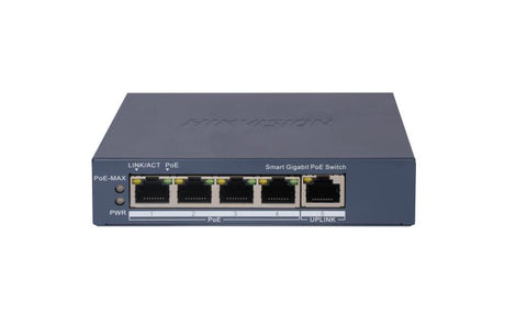 Hikvision DS-3E1505P-EI switch Gestionado Gigabit Ethernet (10/100/1000) Energía sobre Ethernet (PoE) Gris