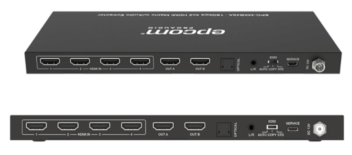 Epcom EPC-MXB42A interruptor de video HDMI