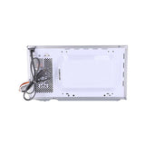 Midea MMDP07S2CB microondas Plata Sobre el rango 20 L 1050 W, Pantalla incorporada, LED, Tocar