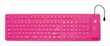 Greenleaf 18-8338PK teclado Universal USB Rosa, Tamaño completo (100%), Alámbrico