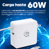 MANHATTAN Cargador 180245, 100-240V, 50/60Hz, Tipo Empresarial
