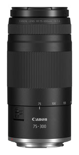 Canon RF 75-300 mm F4-5.6 Cropped frame(APS-C) camera Lente zoom Negro, Autoenfoque