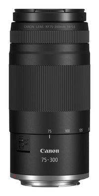 Canon RF 75-300 mm F4-5.6 Cropped frame(APS-C) camera Lente zoom Negro, Autoenfoque