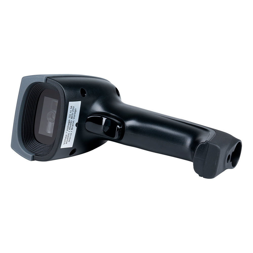 Vorago BCS-202 lector de código de barras Lector de códigos de barras portátil 1D/2D Laser Negro