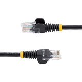 StarTech.com 45PAT5MBK Cable Negro 5 m Cat5e U/UTP (UTP)
