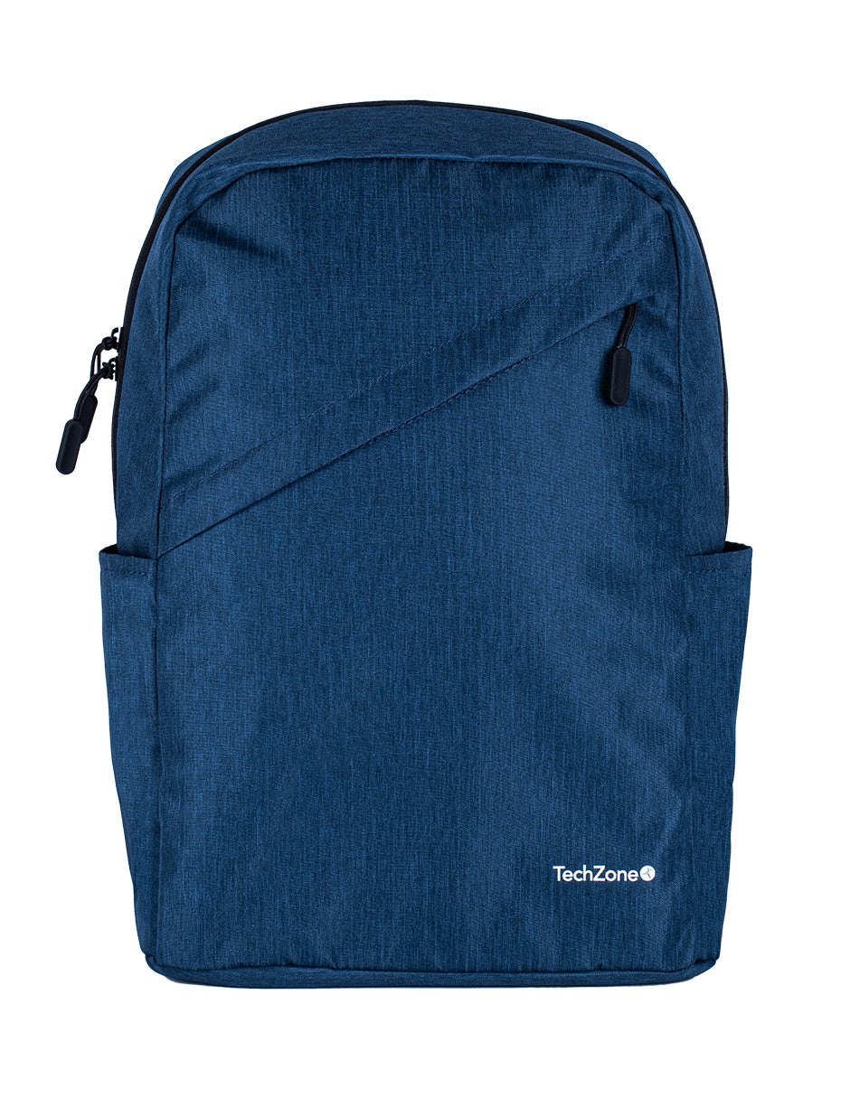 TechZone TZLBP43015B-A mochila Mochila casual Azul Poliéster, Compartimento del portátil