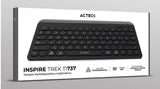 Acteck Inspire Trek TI737 teclado Universal RF inalámbrico + bluetooth QWERTY Español Negro, Gris, Interruptor de membra