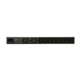 Tripp Lite PDUH20DV PDU Básico Monofásico de 1.6-3.8kW de 100V ~ 240V, 14 Tomacorrientes (12 C13 y 2 C19), C20 con Adapt