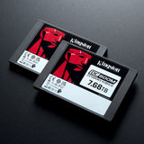 Kingston Technology Disco SSD DC600ME SATA Enterprise (uso mixto) de 2,5” y 7680 G unidades internas de estado sólido 7,68 GB 2.5" Serial ATA III 3D TLC NAND