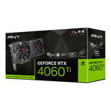 PNY GeForce RTX 4060 Ti XLR8 Gaming VERTO Overclocked Dual Fan DLSS 3 NVIDIA 16 GB GDDR6