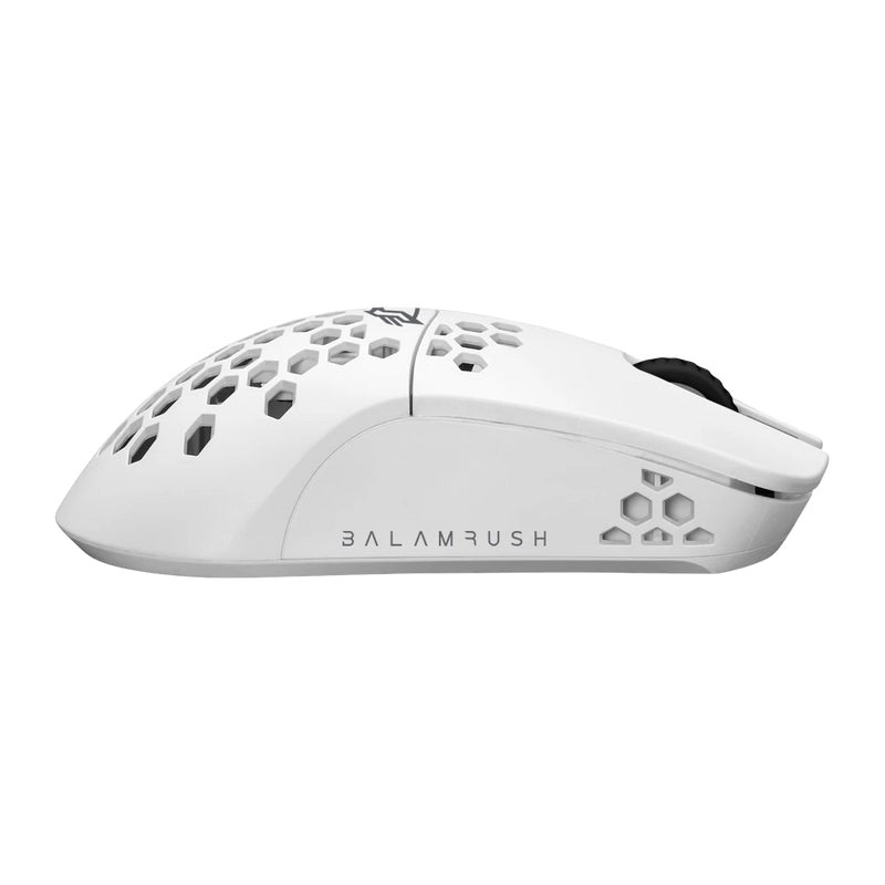 Balam Rush BR-936866 ratón Juego Ambidiestro RF inalámbrico + bluetooth Óptico 10000 DPI, Blanco
