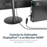 StarTech.com Adaptador Conversor DisplayPort a HDMI - 4K 60Hz Cable Derecho Derecho 0,215 m DisplayPort