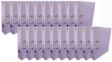 Techmakro KITCARP20LVP carpeta de cartón Carta Lavanda, Anillo D, Almacenamiento, Cloruro de polivinilo (PVC)