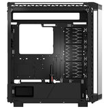 XPG BATTLECRUISER II PST Torre Media Negra carcasas ordenador Acero inoxidable Midi Tower PC Negro