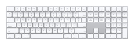 Apple MXCJ3LL/A teclado Universal Bluetooth QWERTY Inglés de EE.UU. Plata, Blanco