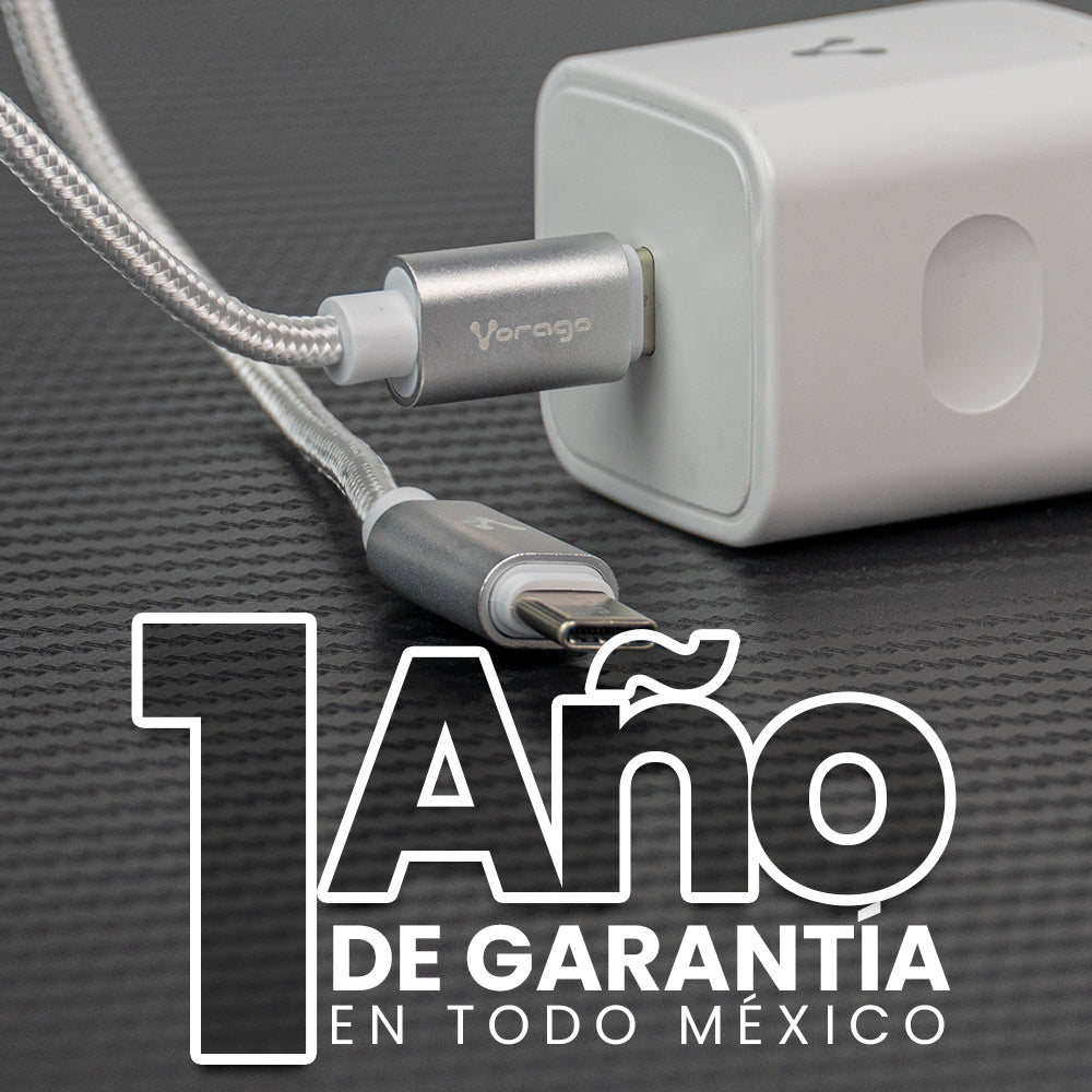 Vorago CAB-124-WH cable de transmisión Blanco 1 m USB C