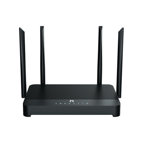 Netis System NX31 router inalámbrico Gigabit Ethernet Doble banda (2,4 GHz / 5 GHz) Negro, Wi-Fi 6 (802.11ax), Enrutador