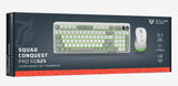 Combo BALAM RUSH Gamer 2 en 1 Inalámbrico Squad Conquest Pro KG525 / Teclado + Mouse / 2.4 MHz + 2 modos Bluetooth + USB