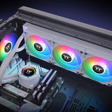 Thermaltake TH360 V2 ARGB Procesador Kit de enfriamiento líquido 36 cm Blanco 1 pieza(s)