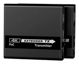 Saxxon LKV223P extensor de audio/video Transmisor y receptor AV Negro, 3840 x 2160 Pixeles, Alámbrico