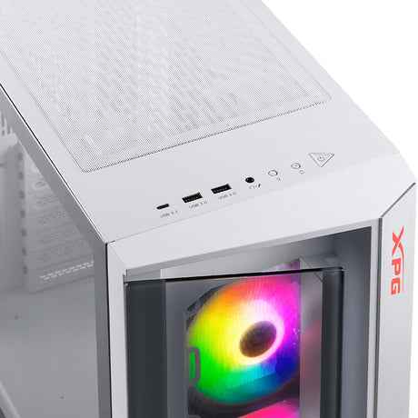 XPG CRUISER Torre Media Blanca carcasas ordenador SPCC Midi Tower PC Blanco