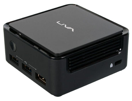 ECS LIVA Q3H Intel® Celeron® N N5100 4 GB LPDDR4-SDRAM 64 GB eMMC Windows 11 Pro Mini PC Negro