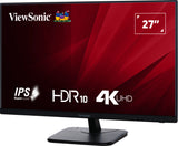 ViewSonic VA2756-4K-MHD 27" Monitor IPS (3840x2160) UHD 60Hz
