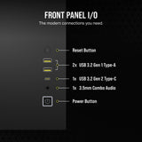 Corsair 2500X Midi Tower Negro, ATX, Plástico, Acero, CC-9011265-WW | Gabinetes de computadora