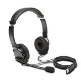 Kensington Auriculares USB-A clásicos con micrófono Auriculares 1,8 m Alámbrico Si USB tipo A