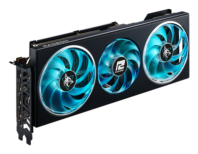 Tarjeta de Video AMD PowerColor Hellhound Radeon RX7800XT 16GB OC Triple Fan RGB GDDR6 PCIe 4.0 256-bit 1xHDMI 3xDP