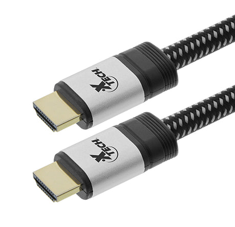 Xtech XTC-626 cable HDMI 1.8 m HDMI Tipo A (Estándar) Negro, Gris, 18 Gbit/s, Canal de retorno de audio (ARC)