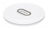 Manhattan 406024 cargador de dispositivo móvil Auriculares, Smartphone, Reloj inteligente Blanco USB Cargador inalámbrico Carga rápida Interior