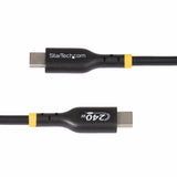 StarTech.com Cable de Carga USB-C de 2m - Cable USB Tipo C - Certificación USB-IF - PD de 240W EPR - Cable USB 2.0 USB-C