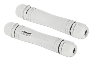 Intellinet Kit extendeur PoE+ extérieur très longue portée Fast Ethernet, étend le PoE jusqu’à 1000 m, 1 port PD jusqu’à 95 W, compatible IEEE 802.3bt