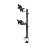 Tripp Lite DDR1327SQFC Soporte Cuádruple de Escritorio Articulado de Brazo Flexible de Movimiento Co