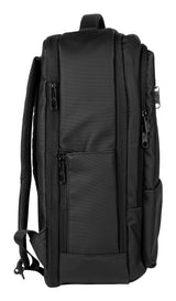 TechZone TZLBP32 mochila Negro Poliéster, Urbano, Unisex, Compartimento del portátil