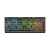 Acteck Aurean Pro MK477G teclado Ratón incluido Universal USB Negro, Alámbrico, Interruptor de membrana, LED