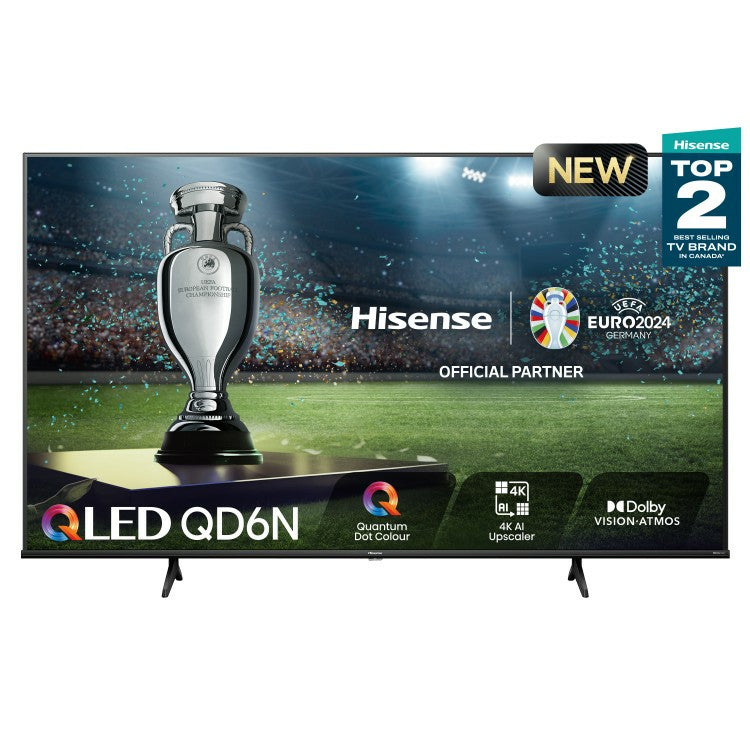 Hisense 65QD6N Televisor 165,1 cm (65") 3840 x 2160 Pixeles 4K Ultra HD QLED Smart TV Wifi Negro