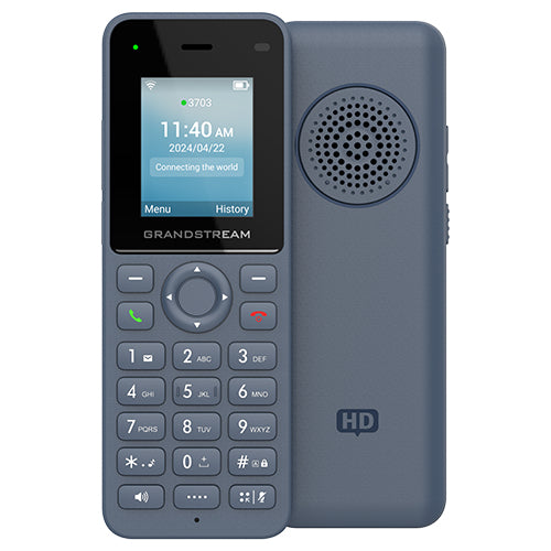 WP816, Teléfono IP HD WiFi-6 Dualband, USB-C, 3.5mm, Bluetooth, LCD color 1.77", PTT