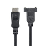 StarTech.com Cable de 91cm DisplayPort de Montaje en Panel - 4K x 2K - Cable de Extensión DisplayPort 1.2 Macho a Hembra - Cable para Monitor DP Cable Derecho Derecho Oro 1.2