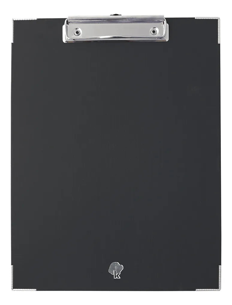 Techmakro KITTB25NG portapapeles A4 Cartón, Cloruro de polivinilo (PVC) Negro, 330 mm, 240 mm