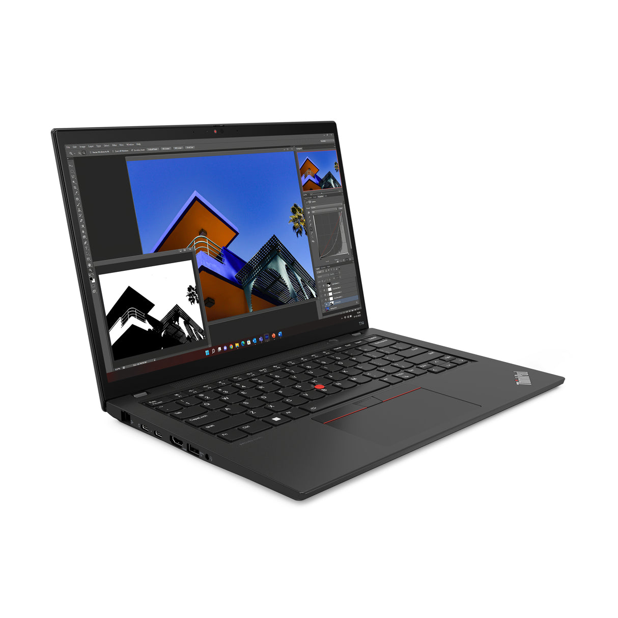 Lenovo ThinkPad T14 Gen 4 (AMD) Laptop Thunder Black Portátil Negro Concha