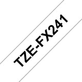 Brother TZE-FX241 cinta para impresora de etiquetas Negro sobre blanco TZ, Transferencia térmica, Papel, Filipinas